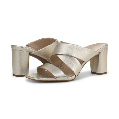 Merlot Heeled Slide Sandal