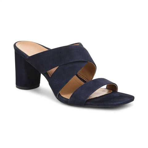 Merlot Heeled Slide Sandal