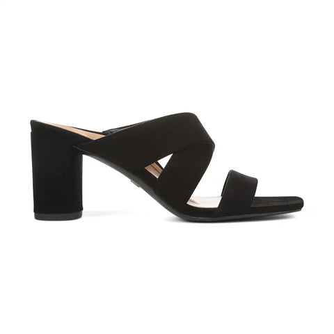 Merlot Heeled Slide Sandal