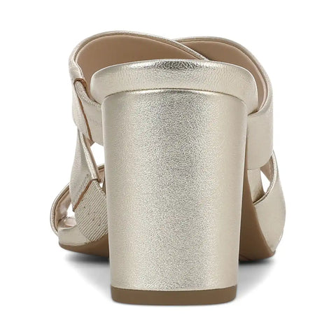 Merlot Heeled Slide Sandal