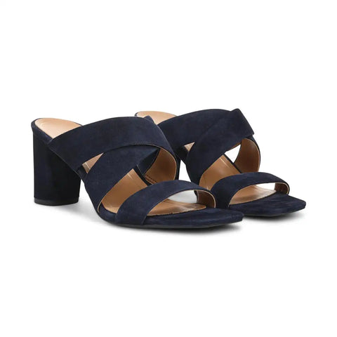 Merlot Heeled Slide Sandal